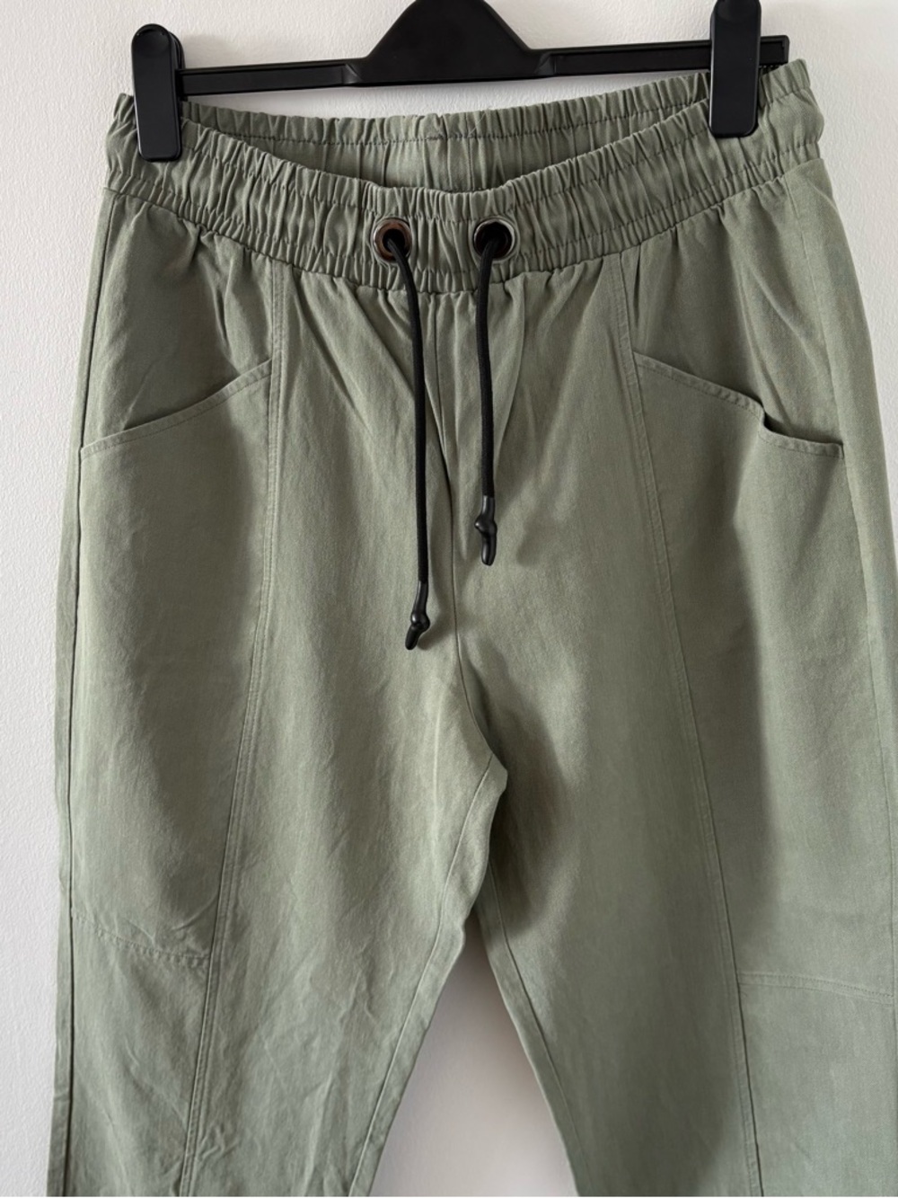 Zara Women’s‎ Jogger Pants In Light Khaki Green Size XL NWOT - Picture 12 of 16
